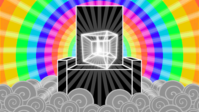 Rainbow tesseract